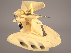 armored assault tank star wars Model 3D