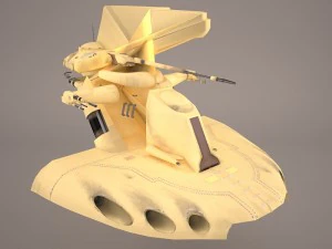 armored assault tank star wars 3D Model