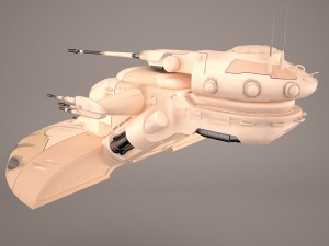 armored assault tank star wars 3D Model