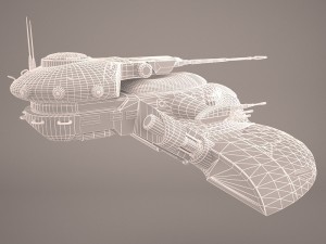 armored assault tank star wars 3D Model
