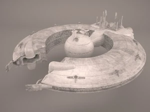 Incredibile nave di controllo droide LEGO da 30.000 pezzi Star Wars Modello 3D