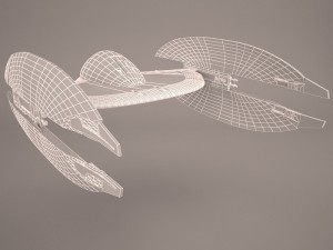 trade federation droid star fighter star wars 3Dモデル