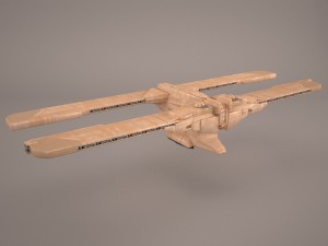 tensor field generator housing star wars 3D Model