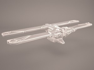 tensor field generator housing star wars 3D Model