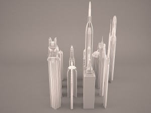 coruscant star wars 3D Model