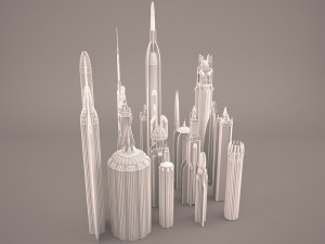 coruscant star wars 3D Model