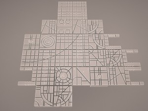 coruscant surface star wars 3D Модель