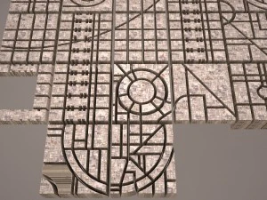 coruscant surface star wars 3D Model