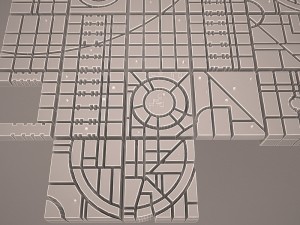 coruscant surface star wars 3D Модель