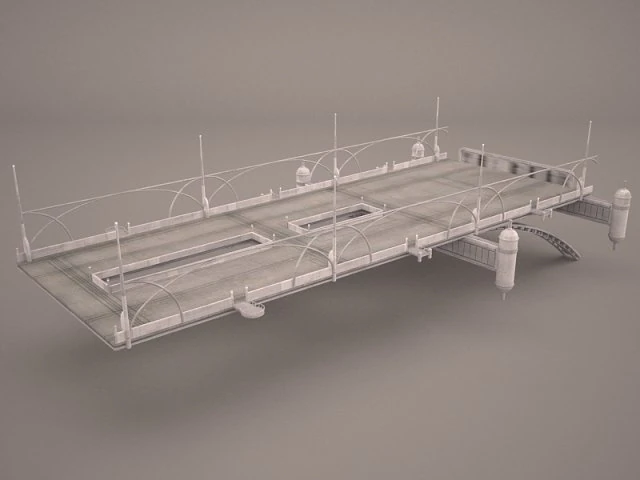 docking platform star wars 3D Model .c4d .max .obj .3ds .fbx .stl .blend 