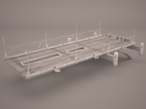 docking platform star wars 3D Model