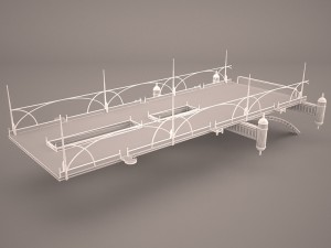 docking platform star wars 3D Модель