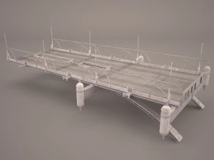 docking platform star wars 3D Model