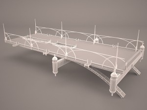 docking platform star wars 3D Модель