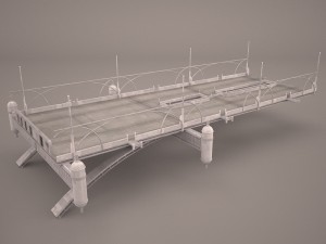 docking platform star wars 3D Модель