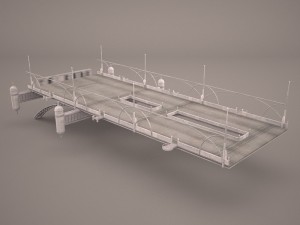 docking platform star wars 3D Модель