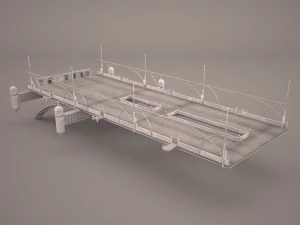 docking platform star wars 3D Model