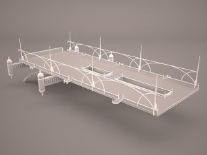 docking platform star wars 3D Модель