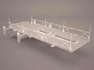 docking platform star wars 3D Model
