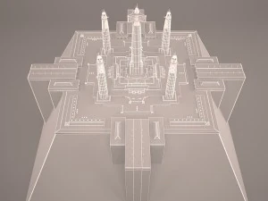 jedi temple star wars 3D Model