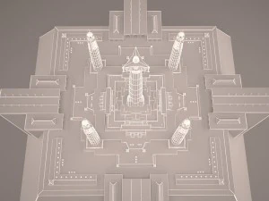 jedi temple star wars 3D Model