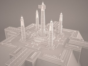 jedi temple star wars Modelo 3D