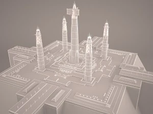 jedi temple star wars 3D Model