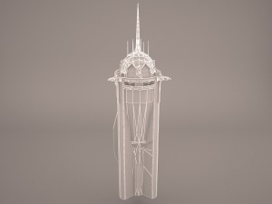 council chamber star wars Modelo 3D