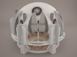 jedi council chamber star wars 3D Model