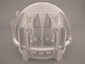 jedi council chamber star wars 3D Model
