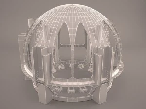 jedi council chamber star wars 3D Model
