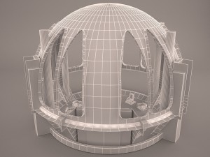 jedi council chamber star wars 3D Model