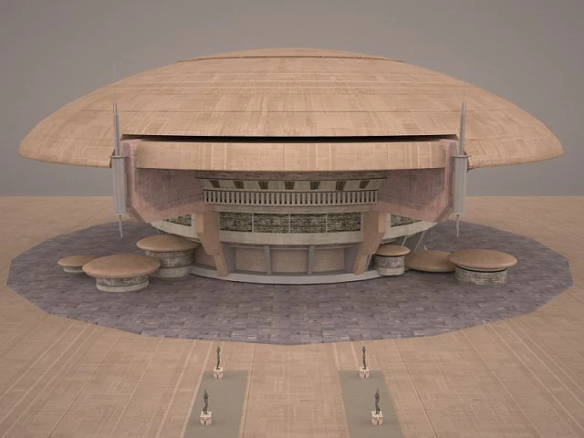 galactic senate star wars 3D Model .c4d .max .obj .3ds .fbx .stl .blend 