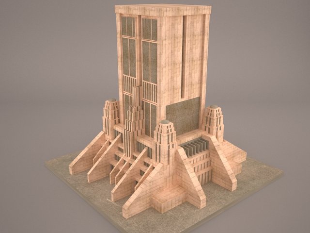 galactic senate chambers star wars 3D Model .c4d .max .obj .3ds .fbx .stl .blend 