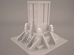 galactic senate chambers star wars 3D Model