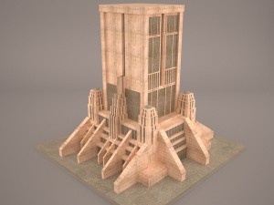 galactic senate chambers star wars 3D Model