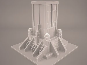 galactic senate chambers star wars 3D Model