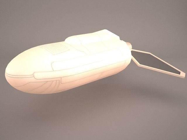 transport star wars 3D Модель .c4d .max .obj .3ds .fbx .stl .blend 