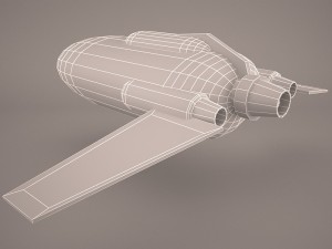 transport star wars 3D Модель