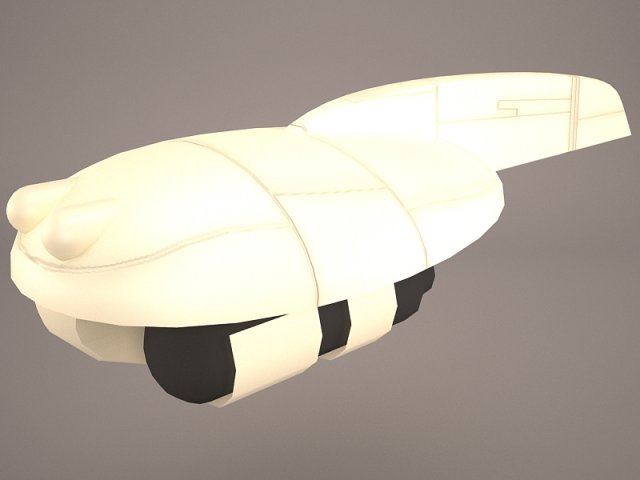 sky bus star wars 3D Model .c4d .max .obj .3ds .fbx .stl .blend 