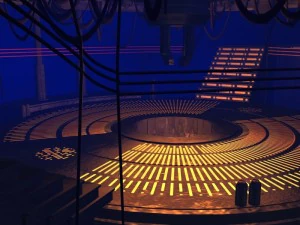 c&aacute;mara del consejo jedi star wars Modelo 3D