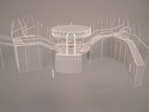jedi council chamber star wars 3D Model