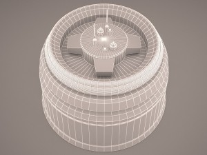 jedi council chamber star wars Modelo 3D