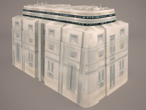jedi council chamber star wars 3D Модель