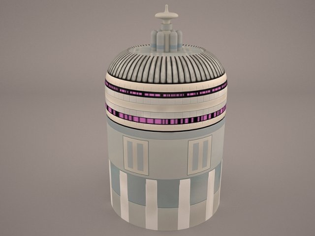 jedi council chamber star wars Model 3D .c4d .max .obj .3ds .fbx .stl .blend 