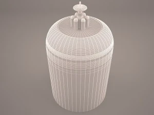 c&acirc;mara do conselho jedi guerra nas estrelas Modelo 3D