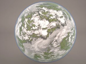 yıldız savaşları coruscan sistem paketi 3D Model