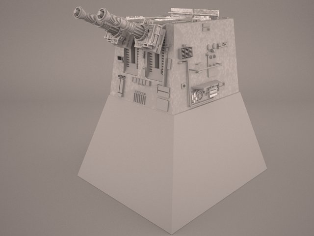 cannon star wars Modèle 3D .c4d .max .obj .3ds .fbx .stl .blend 