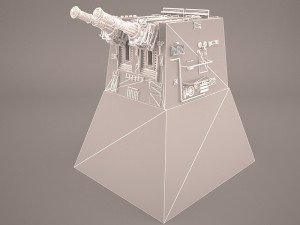 cannon star wars Modèle 3D