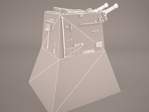 cannon star wars Modèle 3D